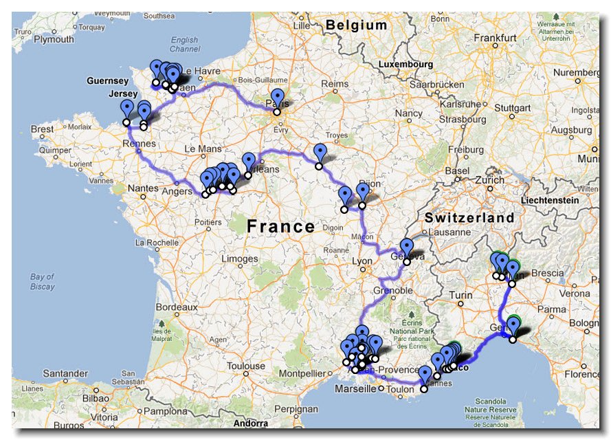 France Driving Tour