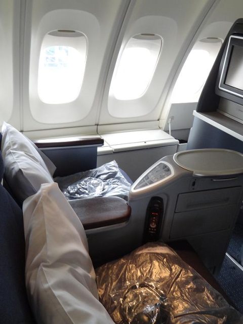 Business class Upper deck