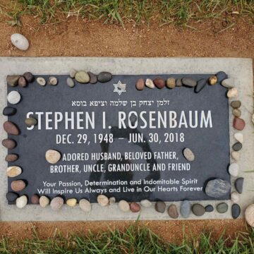 Stephen's gravestone